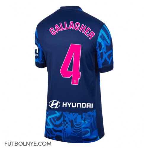 Camiseta Atletico Madrid Conor Gallagher #4 Tercera Equipación para mujer 2024-25 manga corta